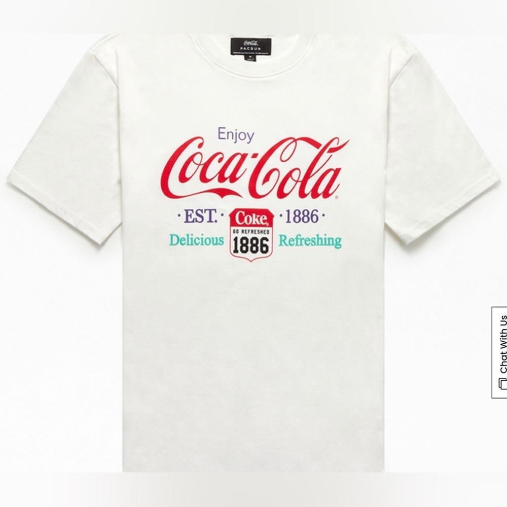 Coco-cola pacsun graphic tee shirt size medium